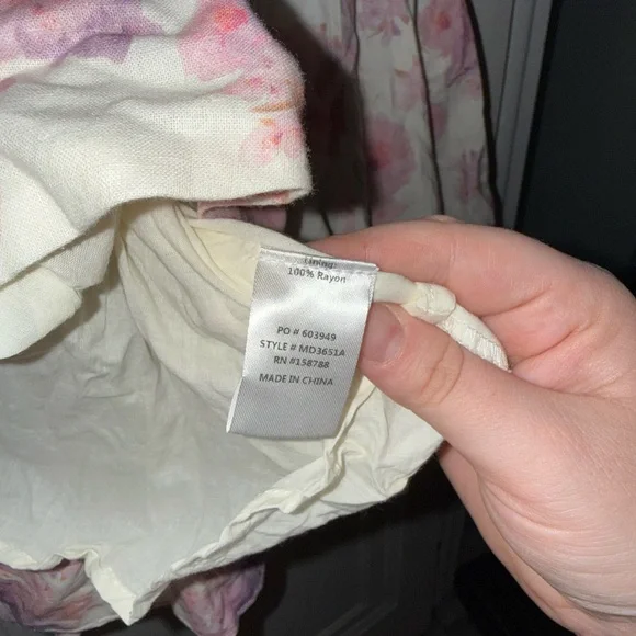 TALULAH Floral Mini Dress in Pink and Purple - Picture 8 of 8